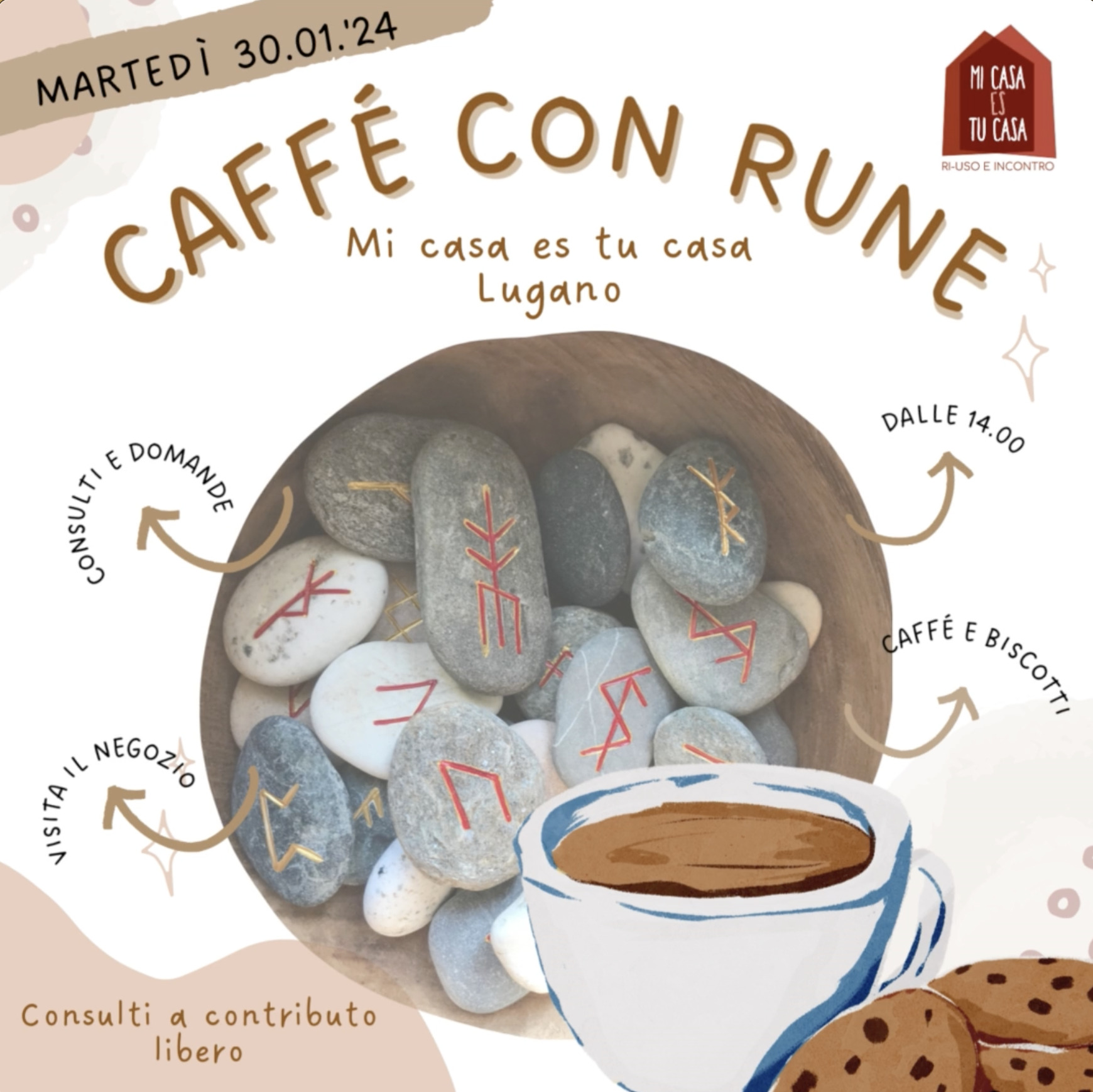 Caffé con Rune, con Barbara Botticchio presso Mi casa es tu casa, Lugano